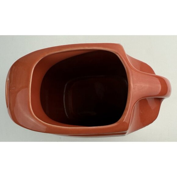 Fiesta Ware Large Disc Pitcher Orange/Poppy/Persimmon Made in USA EUC - Picture 9 of 10